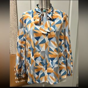 SHEIN multi-color blouse sz 1X